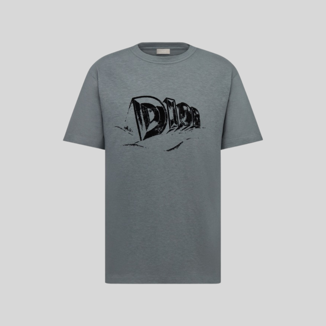 Dior t shirt deals grey