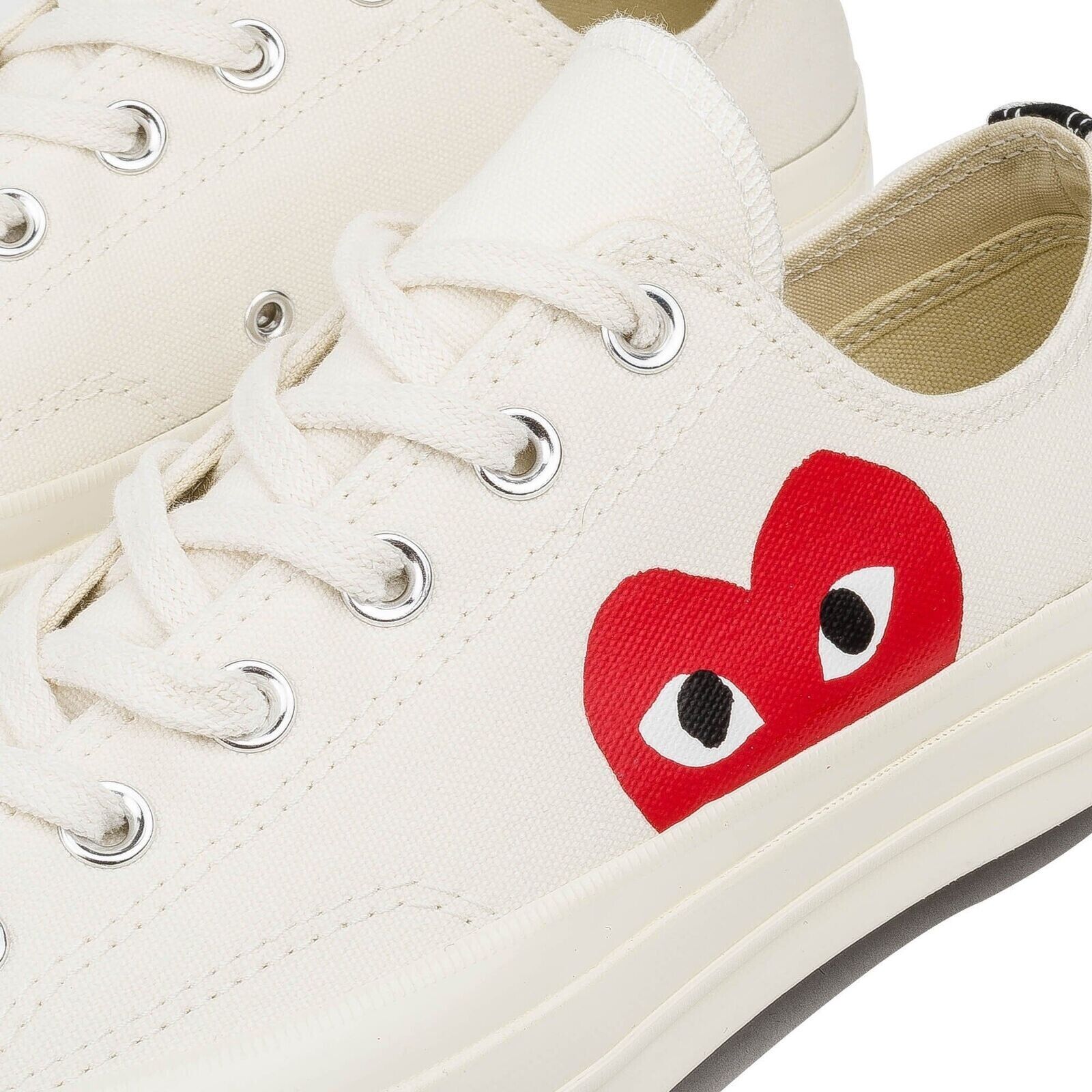 comme des garçons converse white