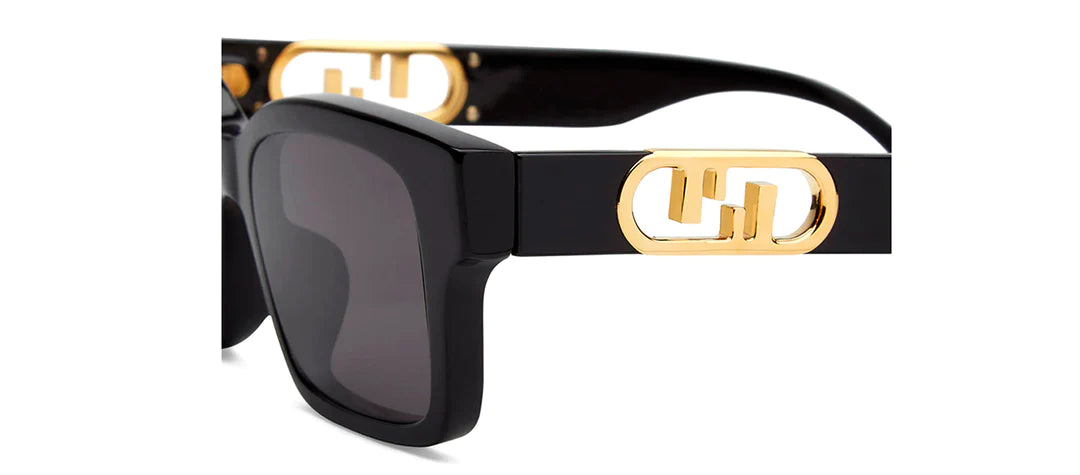 Fendi Black Square Sunglasses