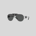 Versace VE2252 Gunmetal Pilot Sunglasses