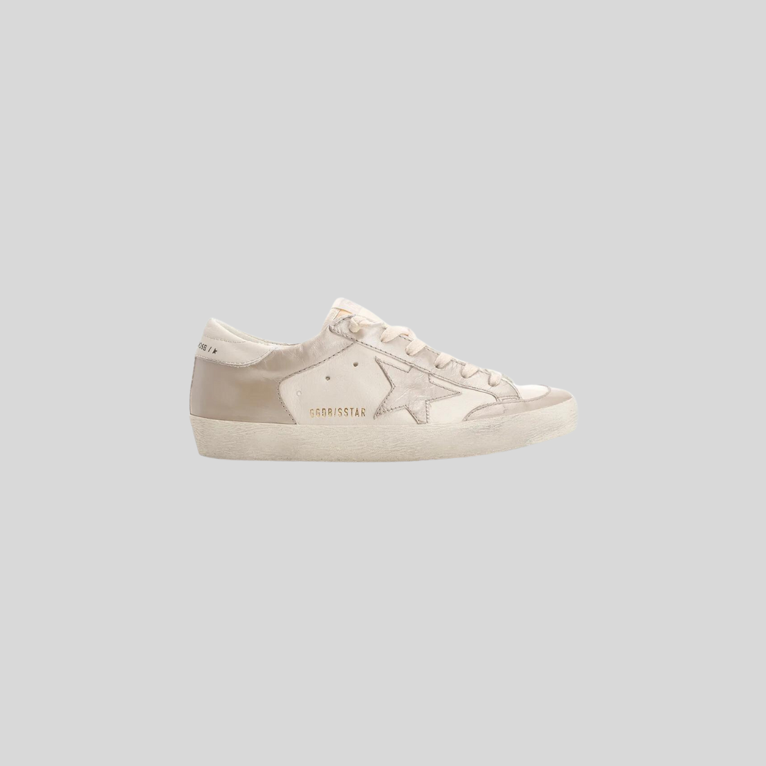 【関税&送料込】Golden Goose Sneakers Super Star White Ice S Golden Goose Super-Star Sneaker in White, Ice, & Light Pink