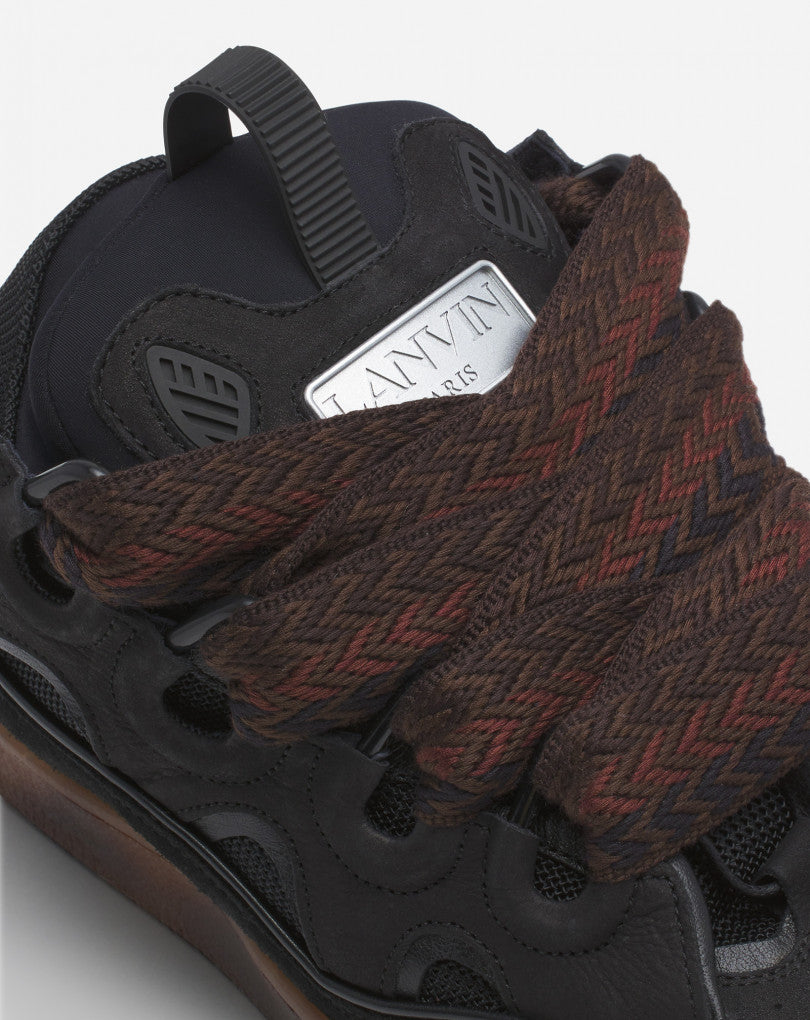 Lanvin Dark Brown Curb Sneakers – ICETIME LUXE