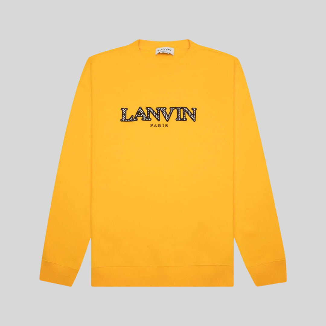 Lanvin Yellow Classic Curb Sweatshirt