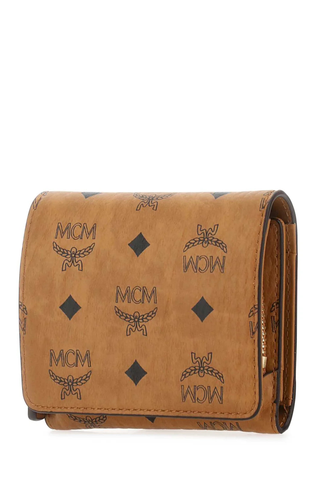 MCM Brown Printed Wallet