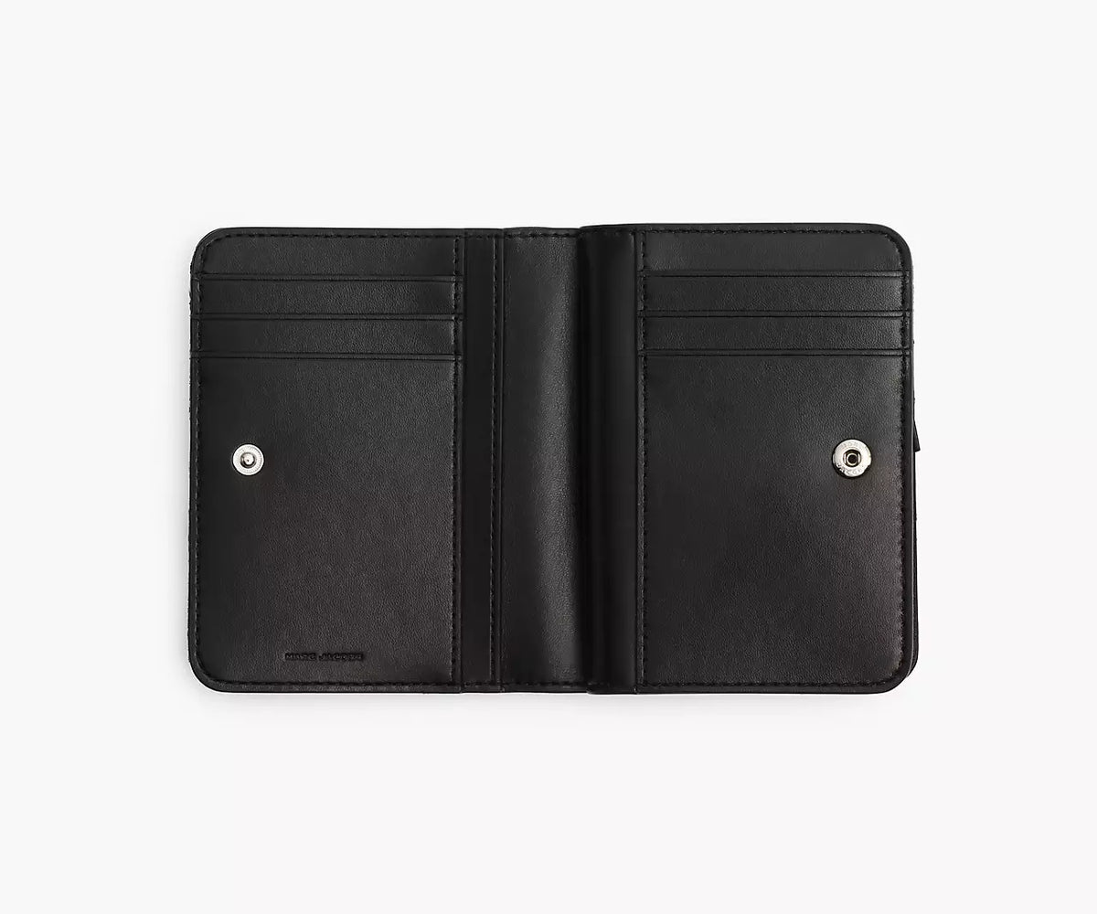 Marc Jacobs Brown Monogram Jacquard Mini Compact Wallet