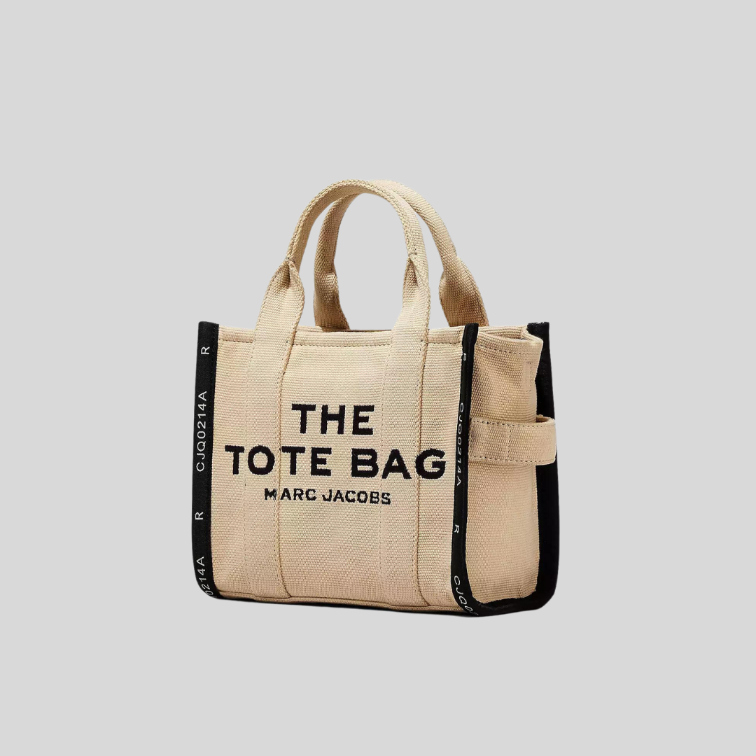 Marc Jacobs Sand Jacquard Small Tote Bag