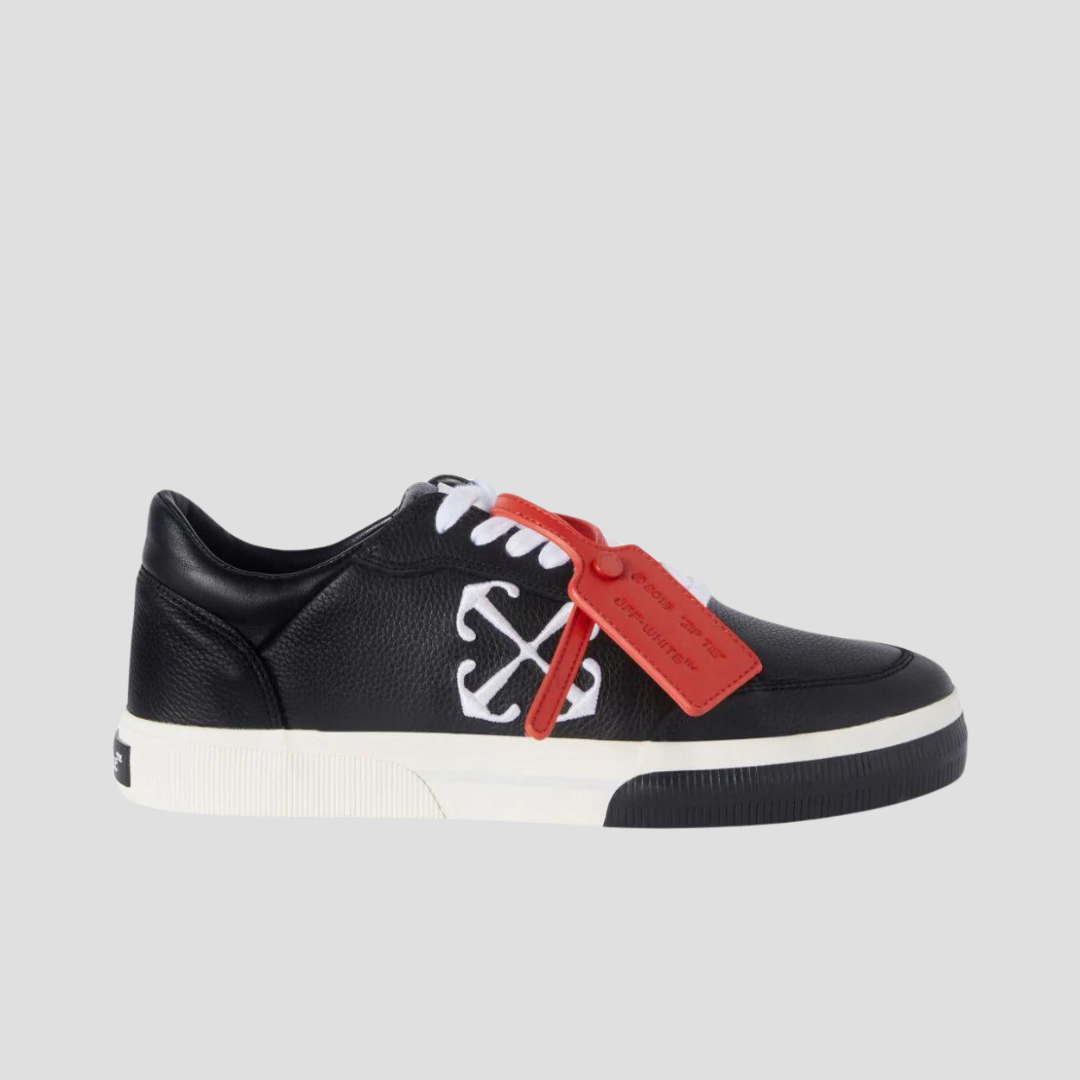 off white vulcanized high top black