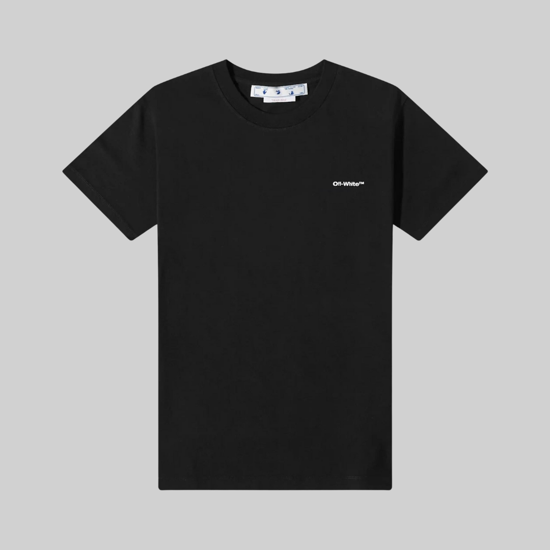 Off-White Black Wave Slim T-Shirt