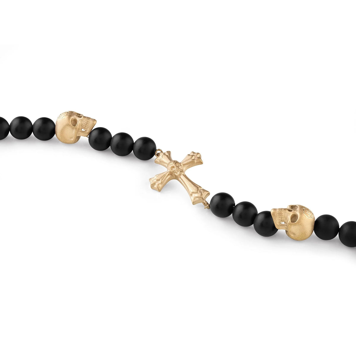 Philipp Plein Gold Whisper Beads Bracelet