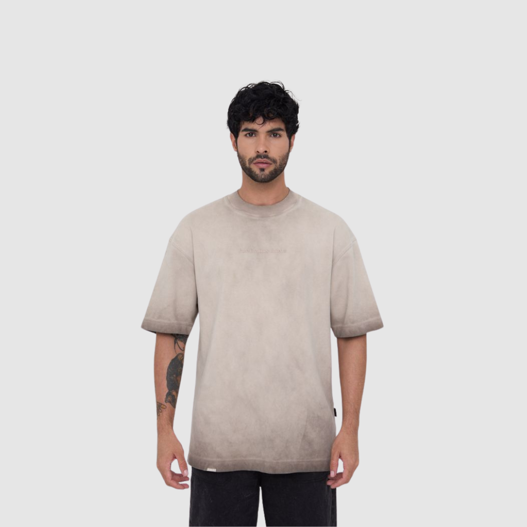 Pure Acid Wash Taupe PUR18571 T-Shirt