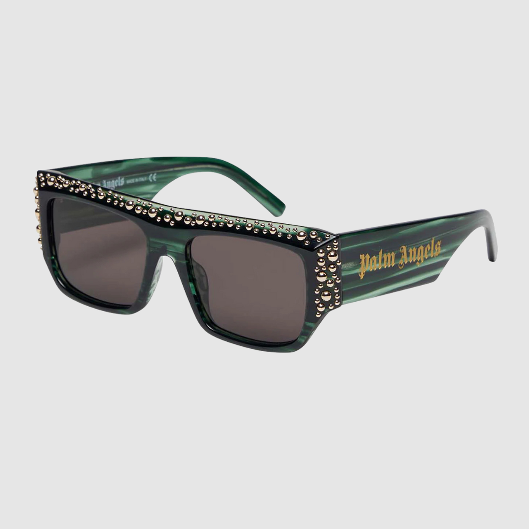 Palm Angels Green Casablanca Sunglasses