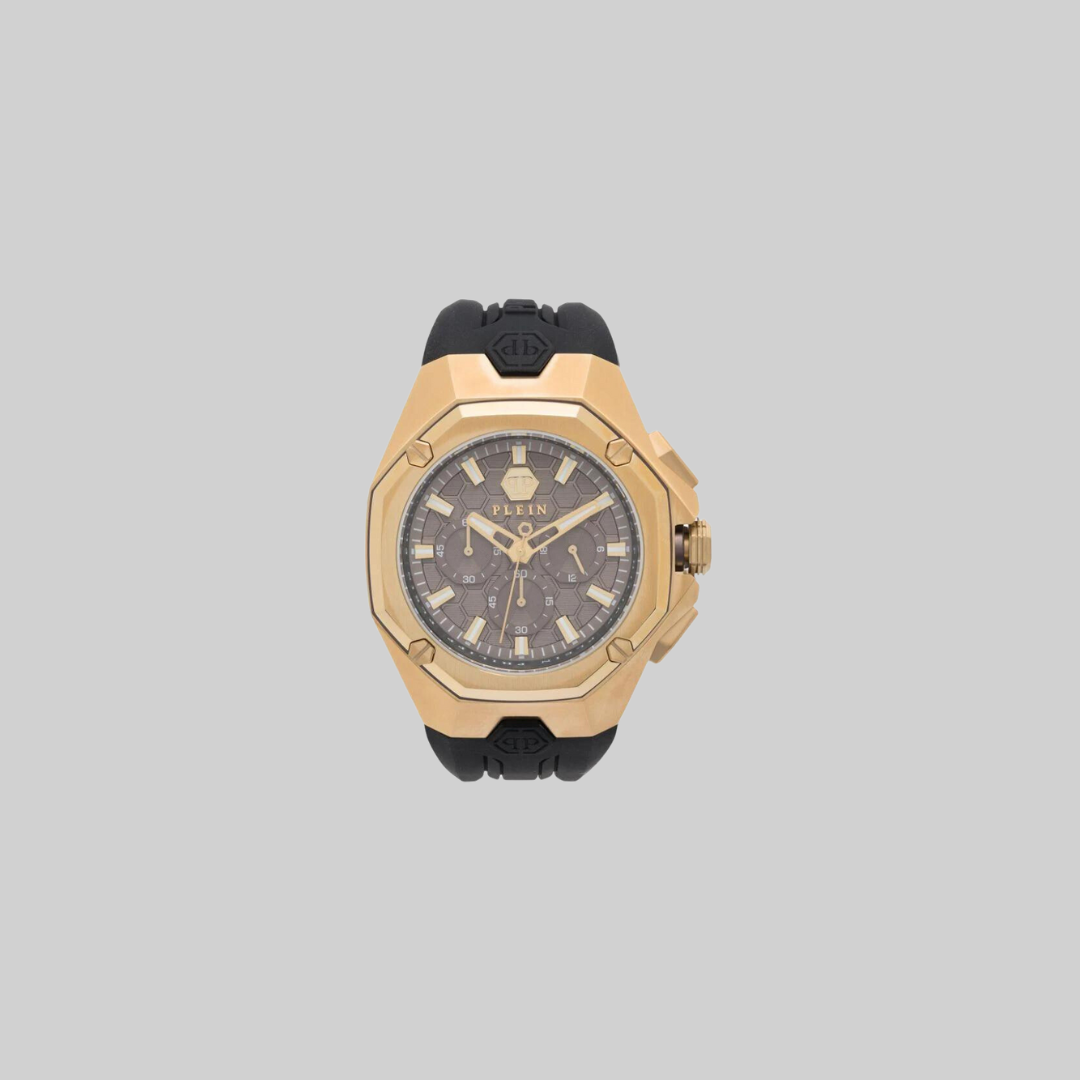 Philipp Plein Black Octagon 44mm Watch