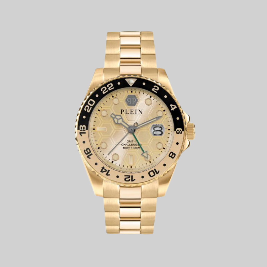 Philipp Plein Gold Challenger Ion-Plated Watch