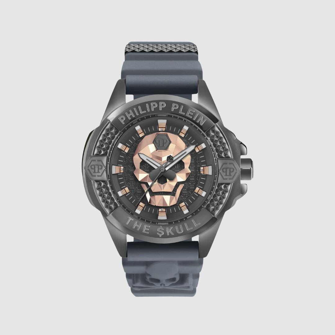 Philipp Plein Grey The Skull Watch