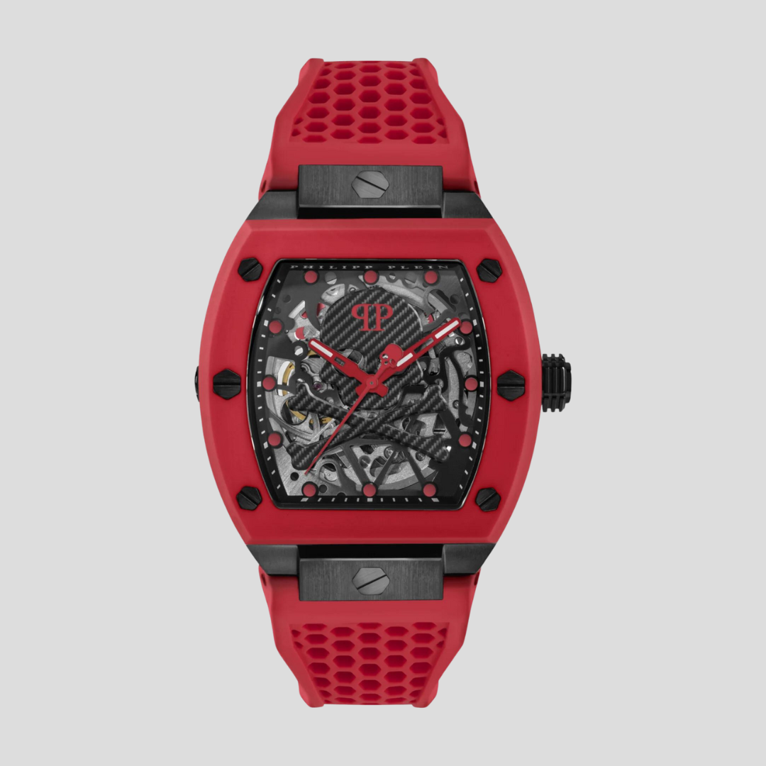Philipp Plein Red The $keleton Automatic Watch