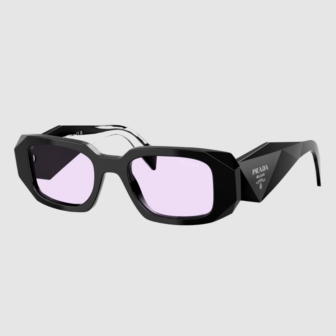 Prada Black / Purple PR 17WS 1 Sunglasses