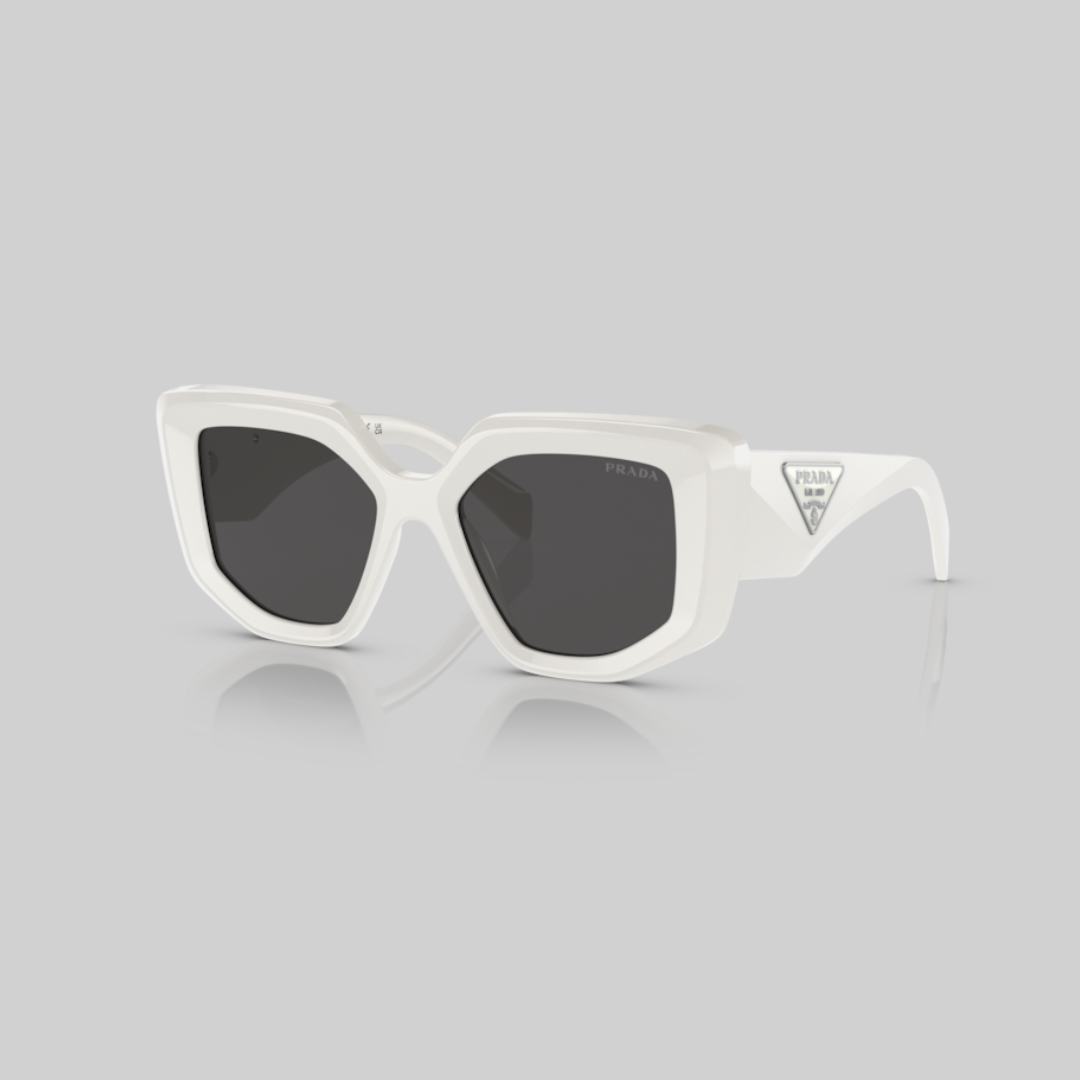 Prada White PS 14ZS 1425S0 Sunglasses