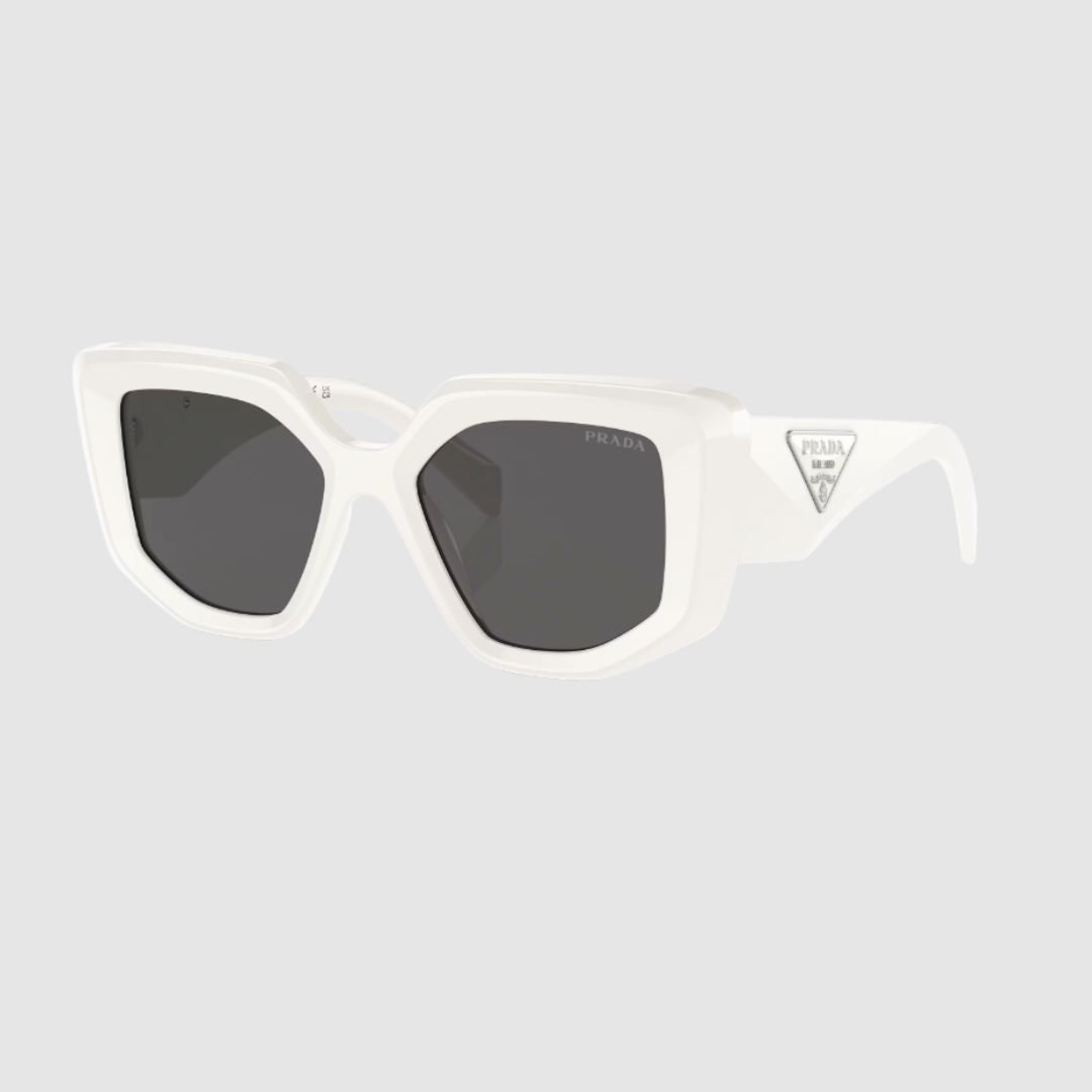 Prada White PR 14ZS Sunglasses