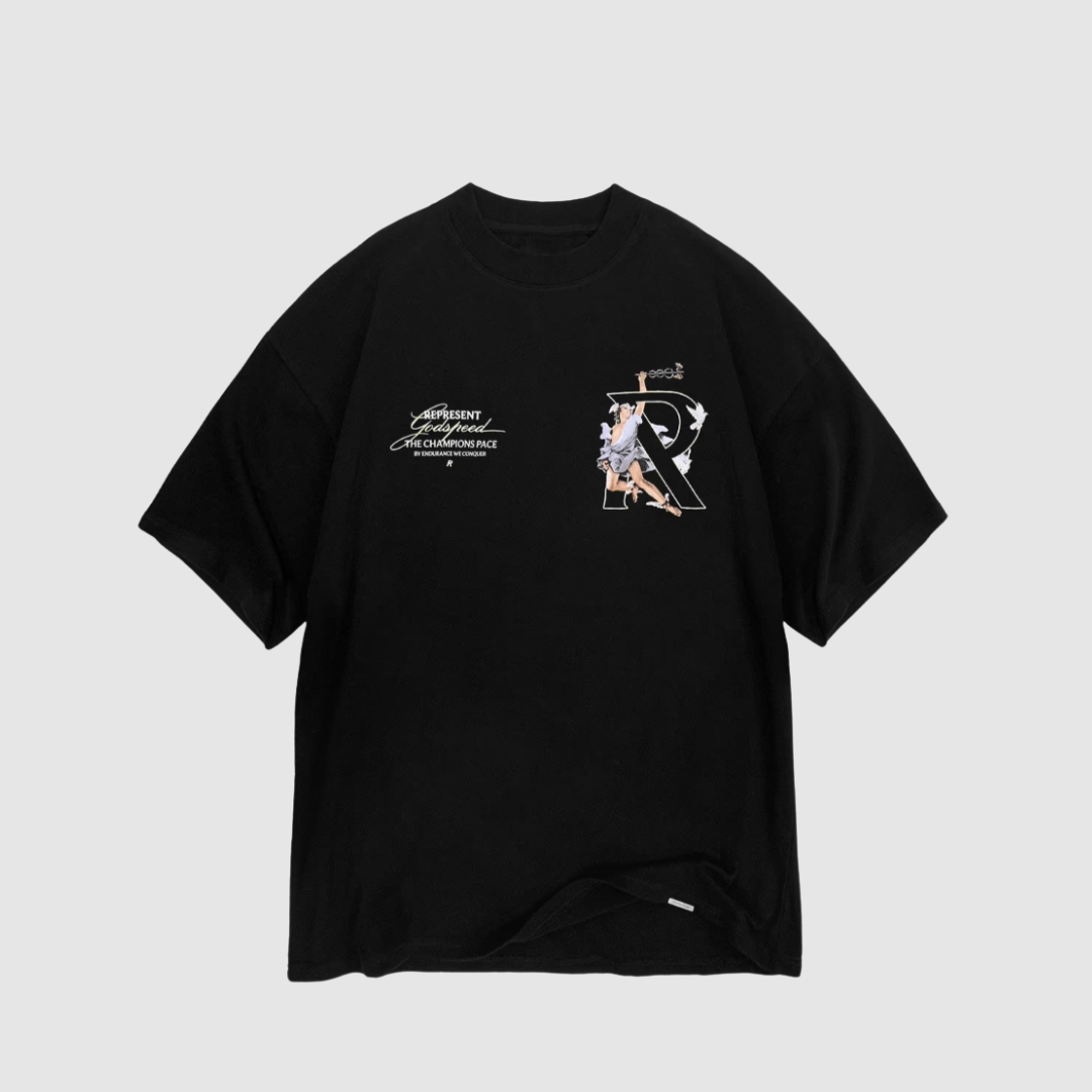 Represent Jet Black Hermes T-Shirt