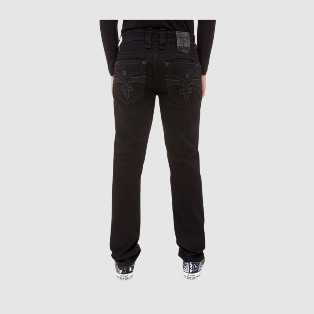 Rock Revival Black Arther Alternative Straight Jeans