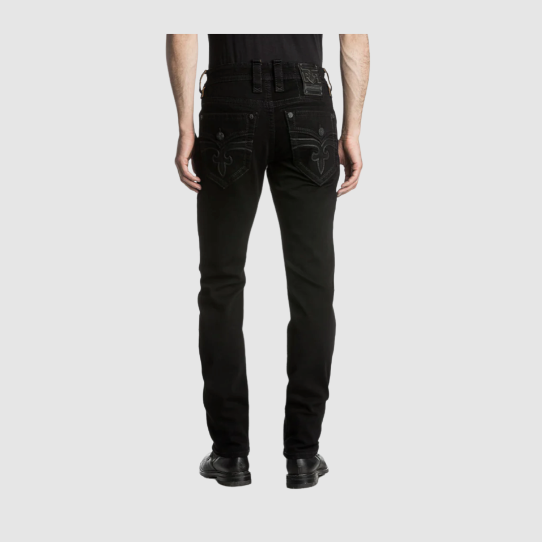 Rock Revival Black Arther Alternative Straight Jeans