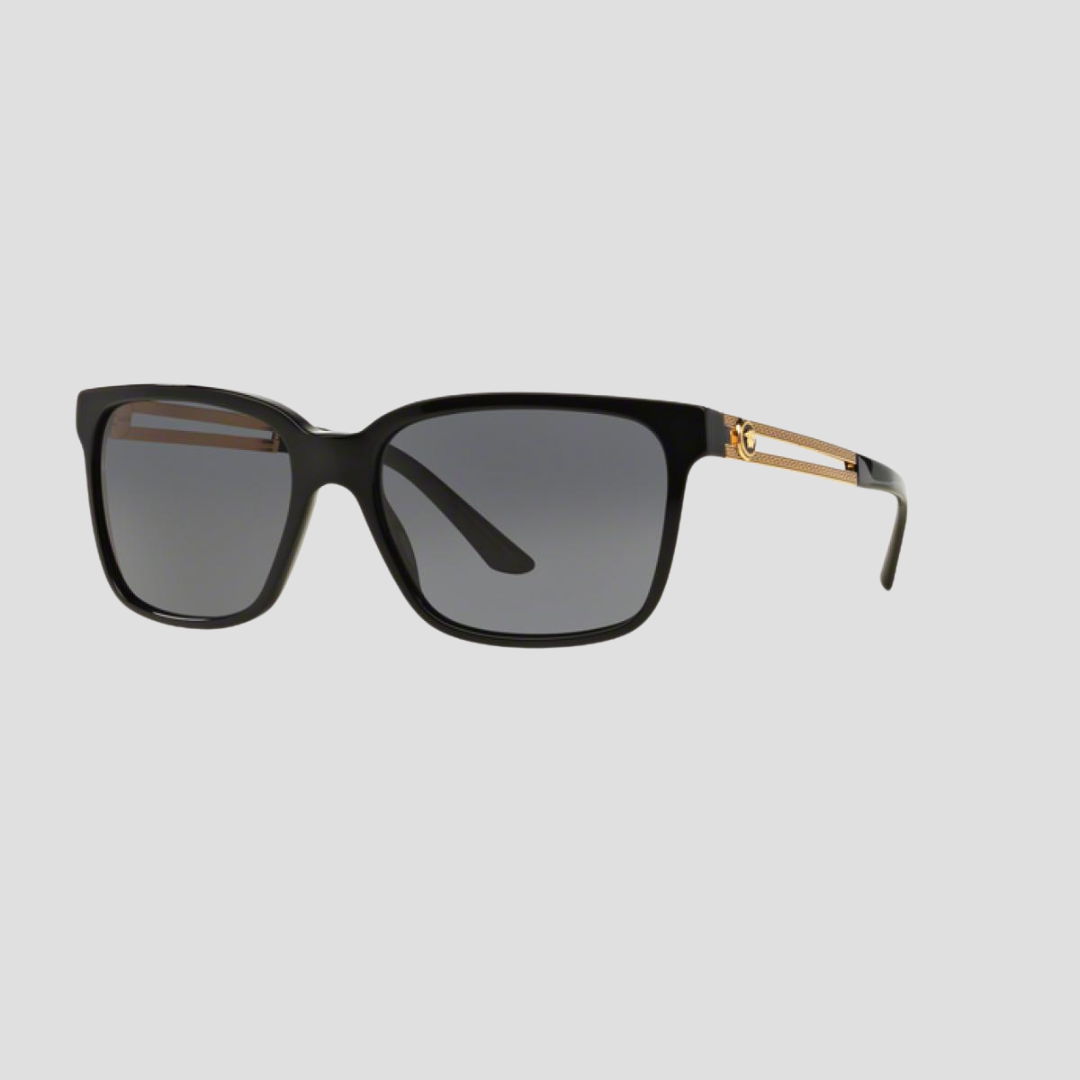Versace Black Squadrati V-Vanitas Sunglasses