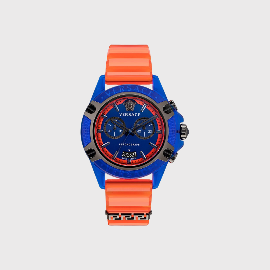 Versace Blue Orange Chrono Active Watch