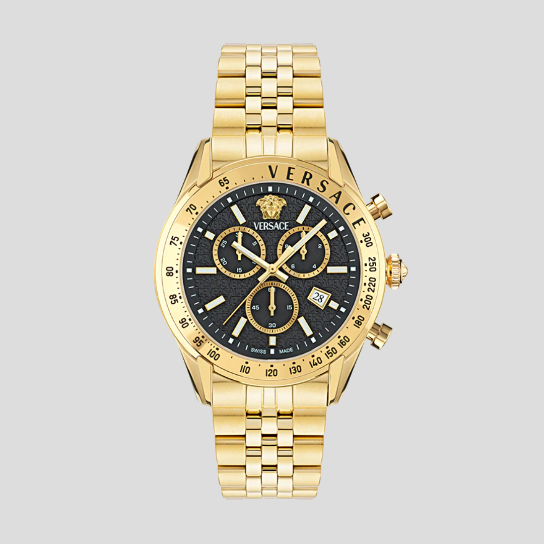 Versace Gold Chrono Master Watch