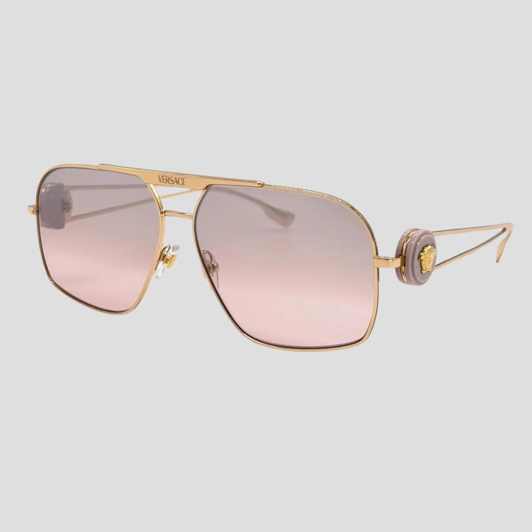 Versace Gold Pink Sunglasses