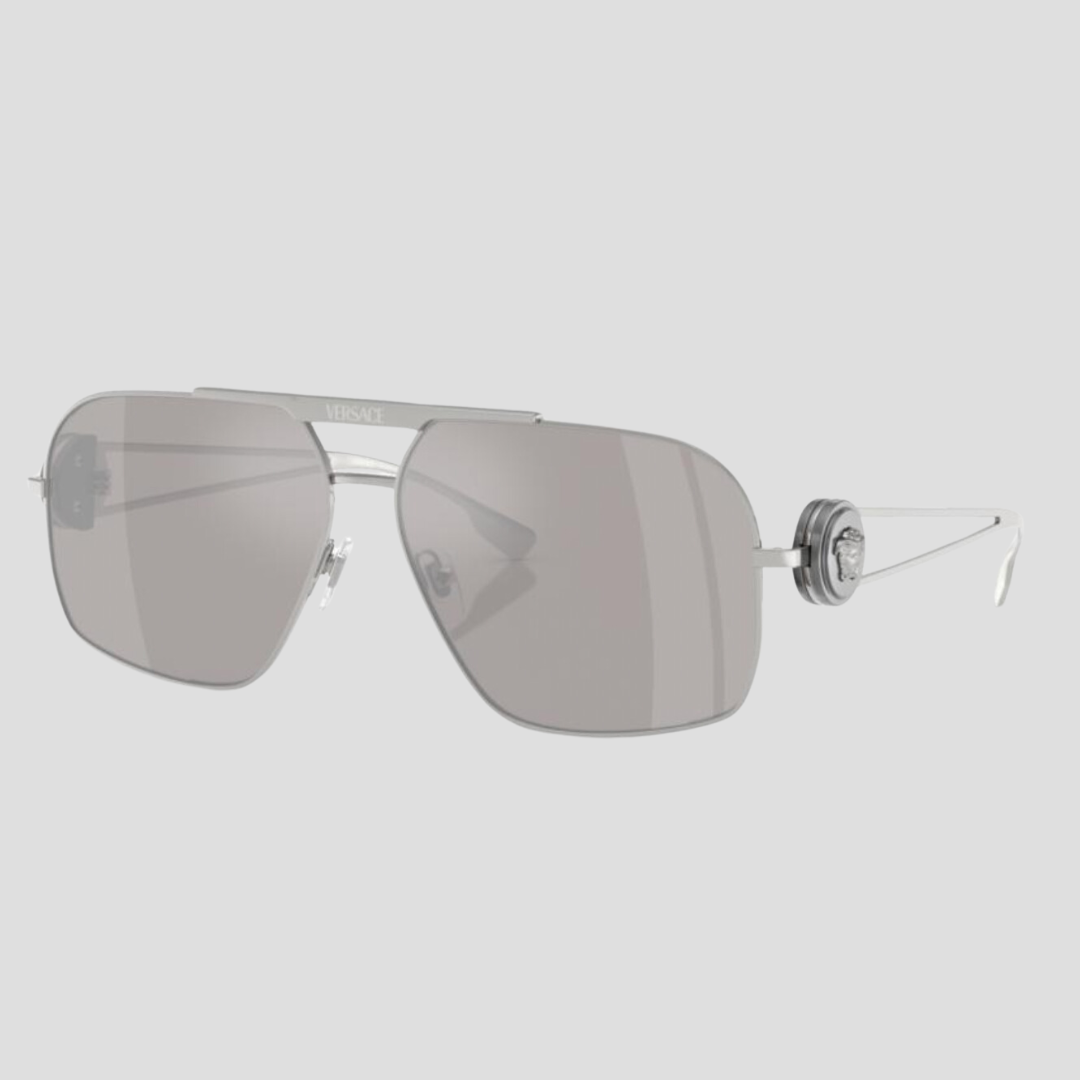 Versace Silver Chrome Sunglasses