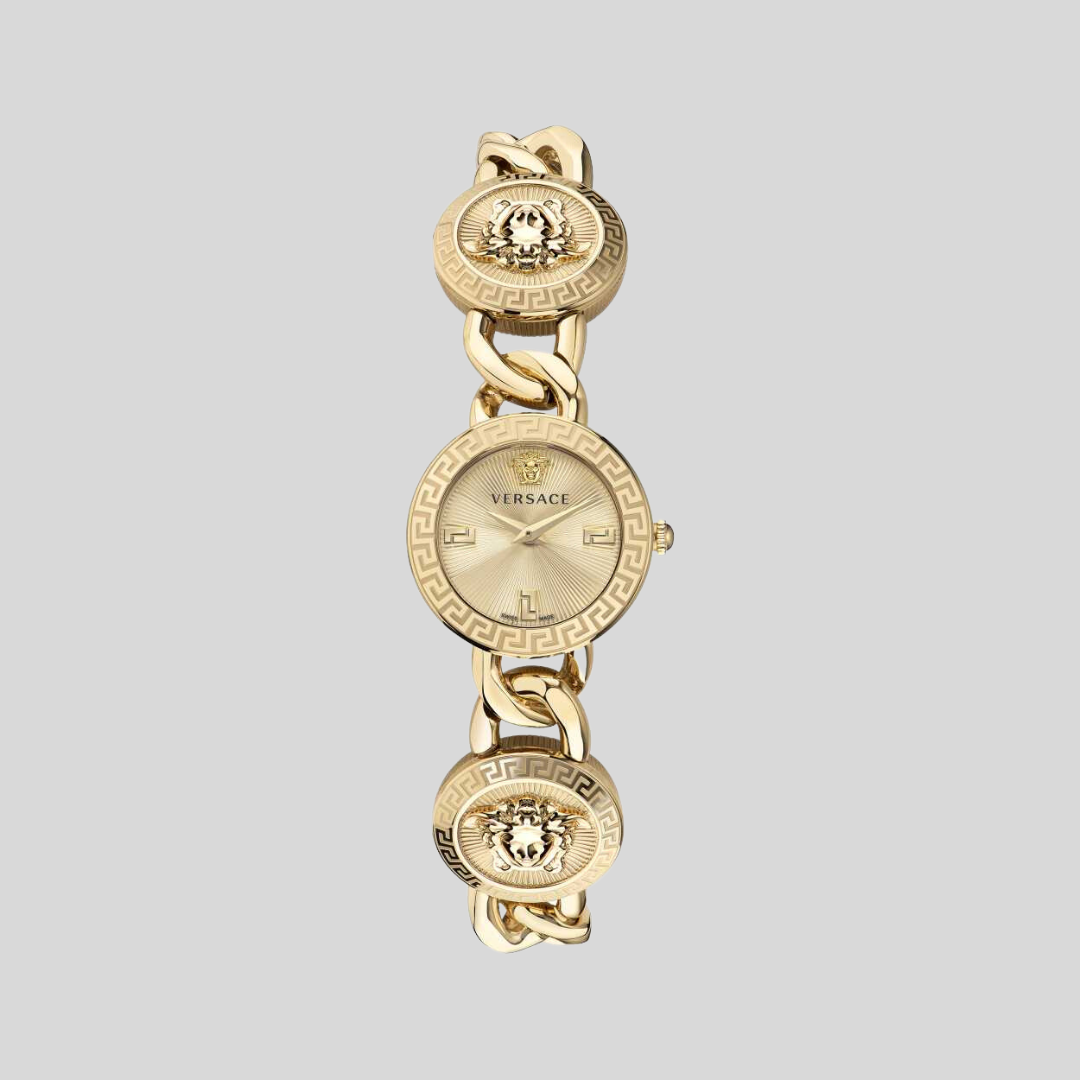 Versace Gold Stud Icon Bracelet Watch
