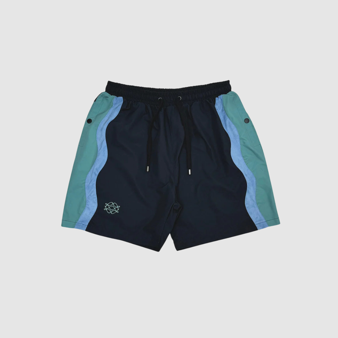 Vie+Riche Black Snake Print Shorts