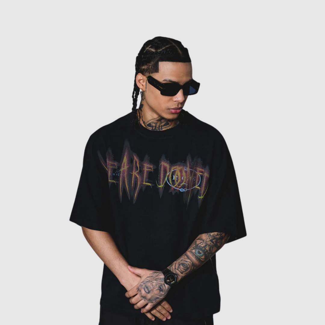 Vie+Riche Paris Black We're Doomed Tee