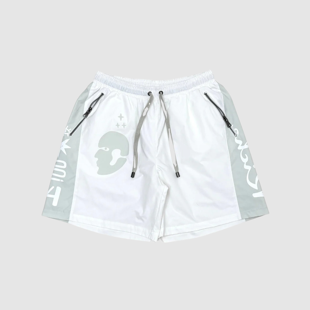 Vie+Richer Paris White Tribal Shorts