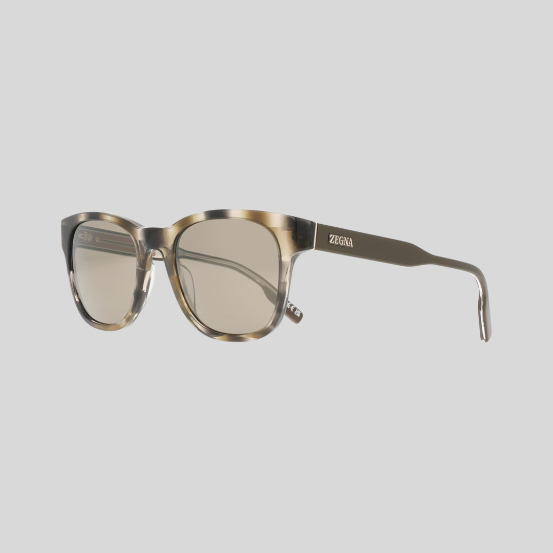 Zegna EZ0222 20J Gray / Brown Sunglasses