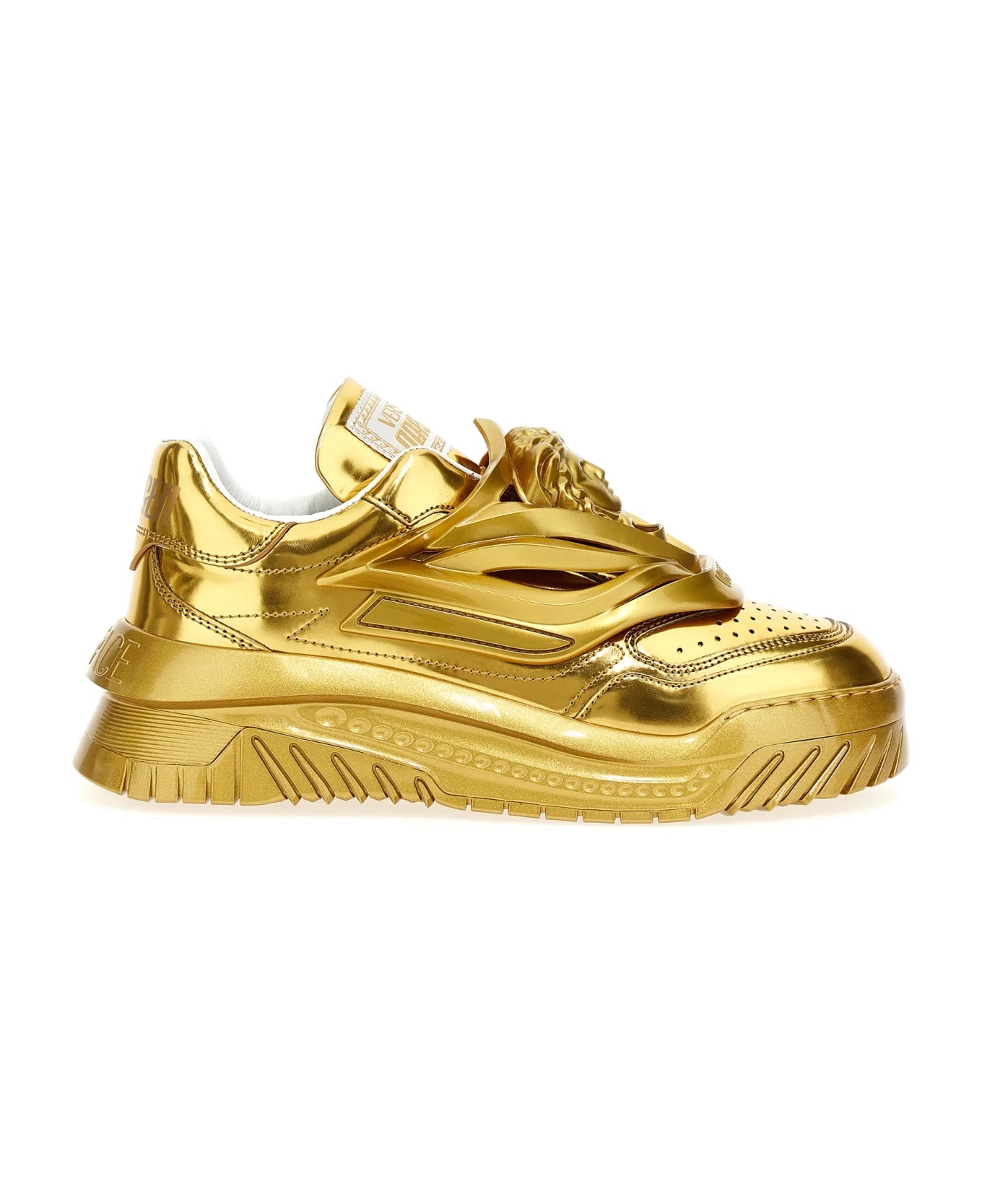 Versace Gold Odissea Sneakers – ICETIME LUXE Versace Gold Odissea Sneakers – ICETIME LUXE