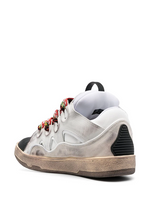 Lanvin Curb Leather Sneakers