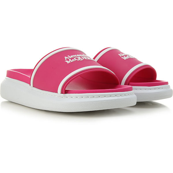 【Alexander McQueen】 Oversized Rubber Slide McQueen Oversized Slide Sandal (Women) | Nordstrom