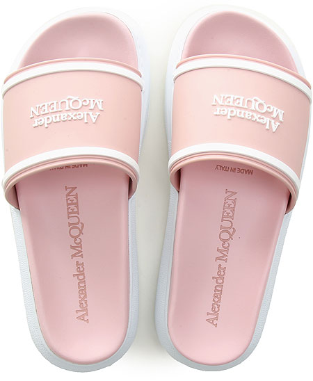 Pink Alexander McQueen Slides: Shop at Icetime Luxe