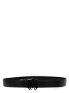 Amiri Nappa Leather Belt Black