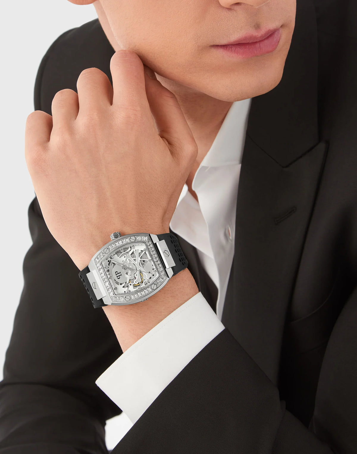 Philipp Plein Black The $keleton Automatic Watch