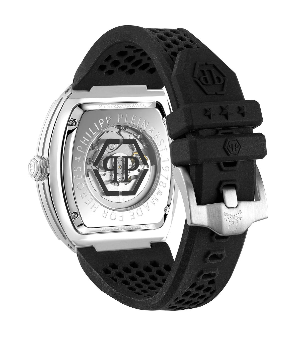 Philipp Plein Black The $keleton Automatic Watch