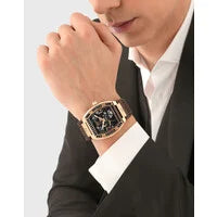 Philipp Plein Rose Gold The $keleton Watch