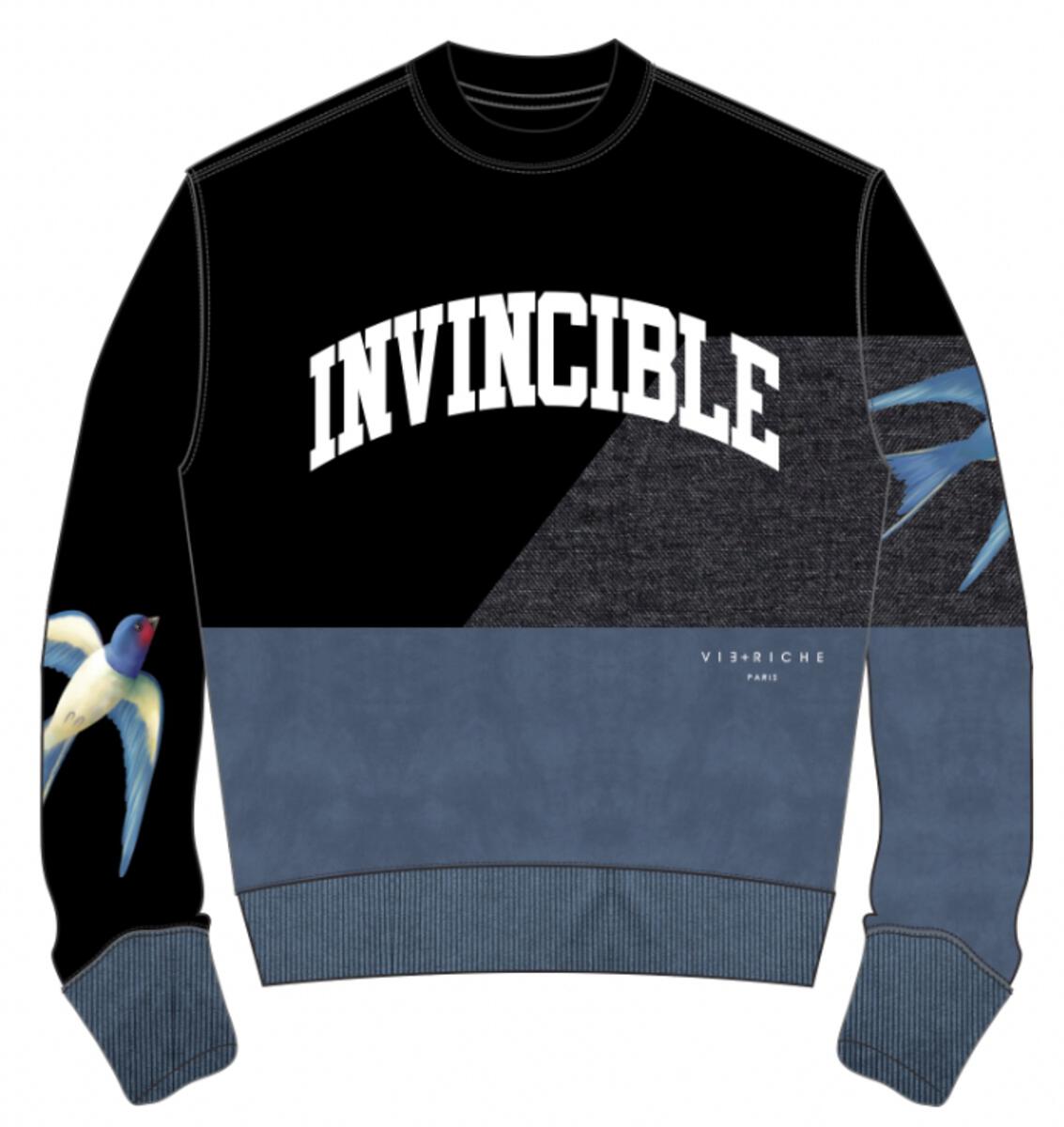Vie+Riche Paris Bicolor Invincible Sweatshirt