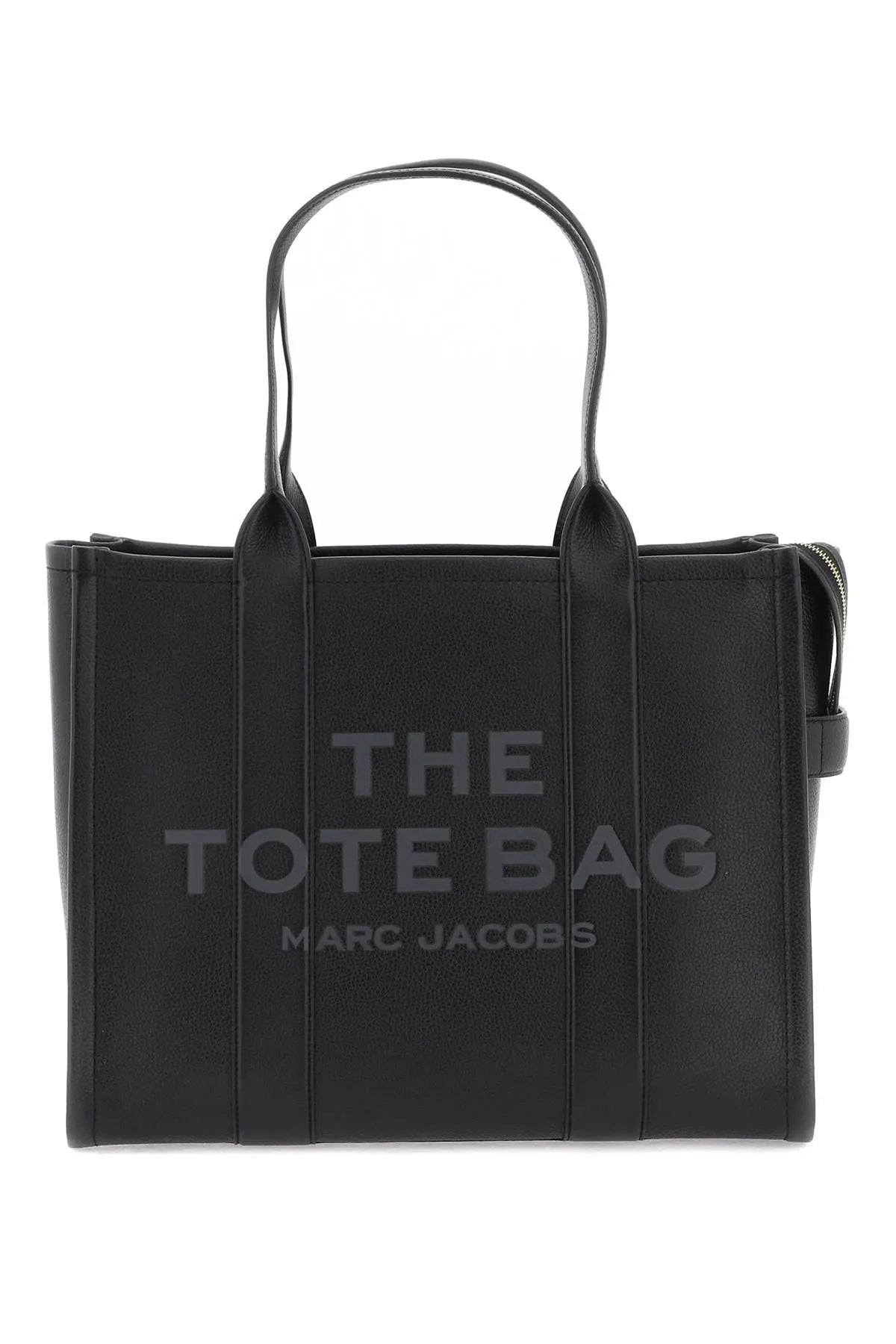 Marc Jacobs Black Large Leather Tote Bag