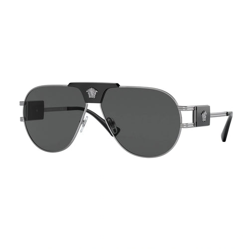 Versace VE2252 Gunmetal Pilot Sunglasses