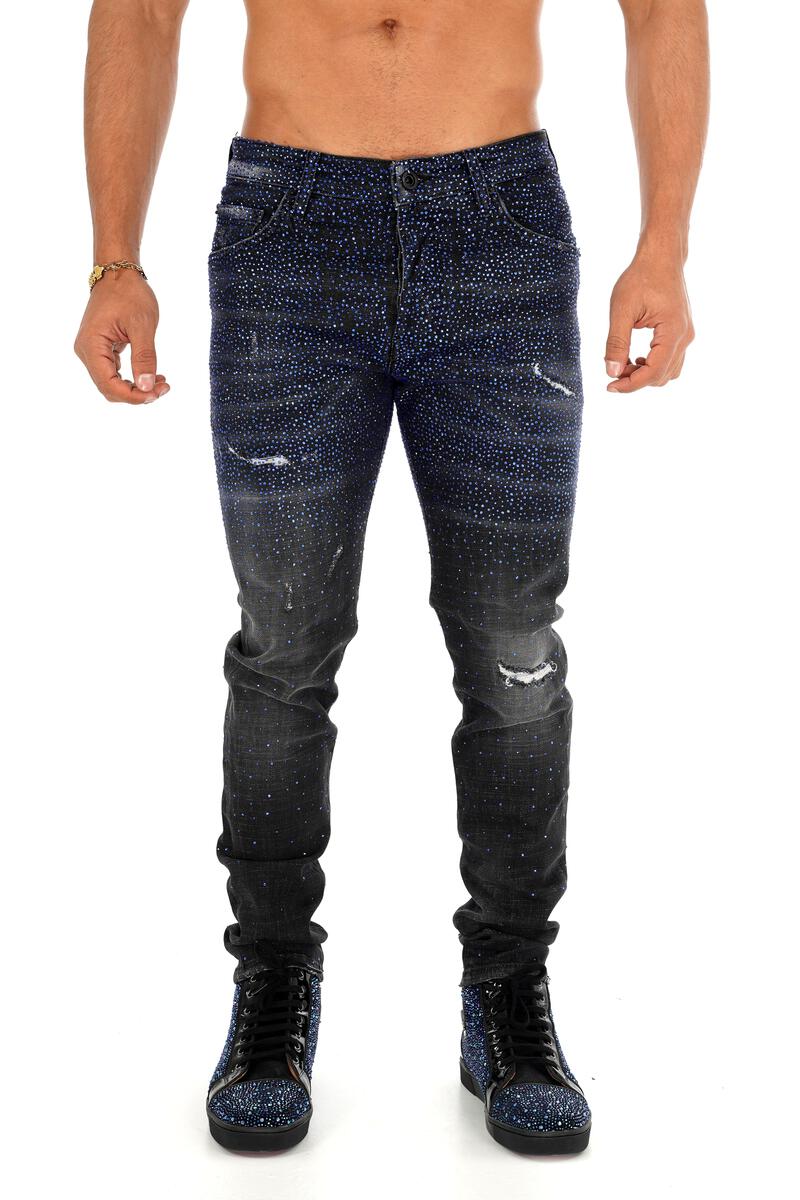 George V Jeans Blue Stones