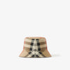 Burberry Exaggerated Check Cotton Bucket Hat