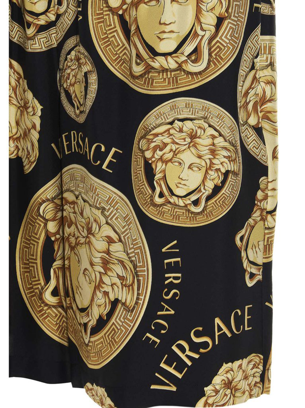 Versace Medusa logo-print track shorts