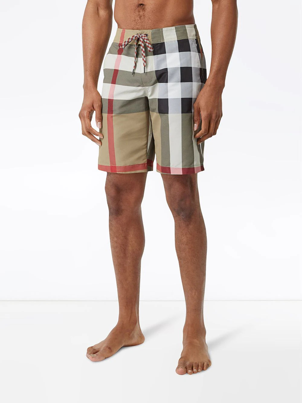 Burberry Beige Exploded Check Shorts